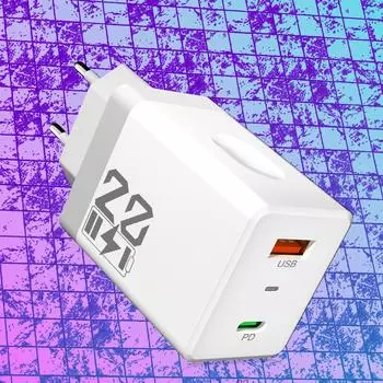 2.4A USB зарядное устройство Quick Charge 3.0 QC3.0 PD Type C быстрая зарядка телефона зарядное устройство адаптер для iPhone 15 Pro 14 Samsung Xiaomi POCO White EU