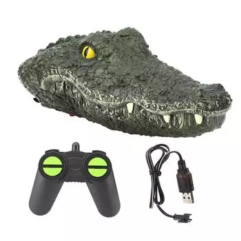 2.4G 4CH Electric RC Boat Toy Simulation Animal Remote Control Boat Model ToyGreen зелёный