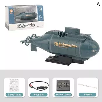 2.4G 6-канальный радиоуправляемый пульт дистанционного управления Double Helix Turbo мощная электрическая вертикальная подъемная подводная лодка для детей с подсветкой на воде игрушка с дистанционным управлением as the picture