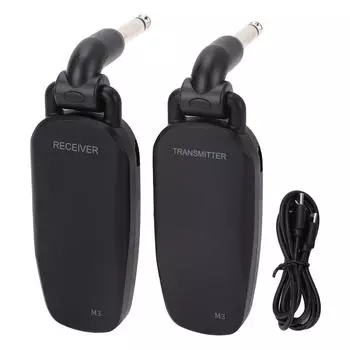 2.4G беспроводной гитарный аудиосистема передатчик приемник комплект для электрогитары бас встроенный в литий