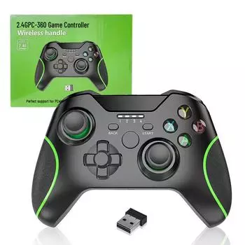 2.4G беспроводной игровой контроллер с двойной вибрацией для Android/ПК/PS3/Steam, Black Myth Wukong Edition. with packaging чёрный