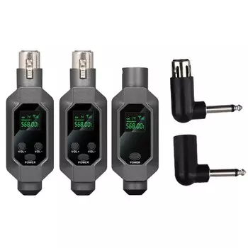 2.4G беспроводной микрофонный преобразователь XLR передатчик система для динамического микрофона для театральных шоу инструменты