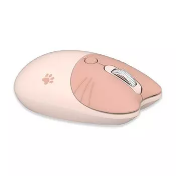 2.4G Cat беспроводная мышь без звука USB-приемник симпатичная портативная 3 уровня DPI мышь для ноутбука M3 компьютер 2.4G беспроводная мышь симпатичная мышь кремовый