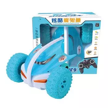 2.4G Дьявольская Рыба Прыгает Трюковой Машинка Падение Деформация Самосвал Радиоуправляемая Машинка Со Светомузыкой