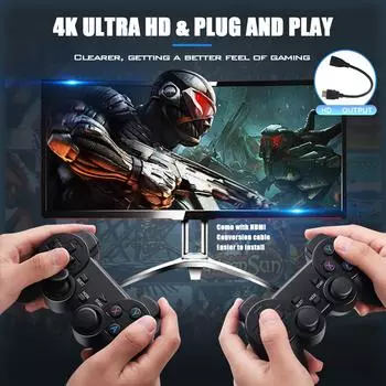 2.4G Мини Карманная Игровая Консоль Лучшие Подарки Беспроводной Игровой Автомат Противоскользящий Дизайн HD Аркадный Автомат 10000+ Игр для Детей Ребенок