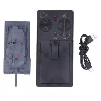 2.4G пульт дистанционного управления игрушечный танк вращение на 360 градусов USB перезаряжаемый имитация электрический игрушечный танк с дистанционным управлением