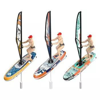 2.4G пульт дистанционного управления парусный спорт, серфинг, гребля, красочные качели, соревновательный баланс, каякинг, водные игрушки, игрушки для бассейна, детские игрушки, подарки One Size синий