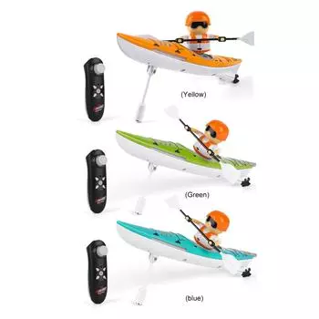 2.4G RC лодка красочные весла RC гребные светодиодные фонари водонепроницаемый корабль дистанционное управление лодка 360 градусов вождение двойной режим быстрые RC лодки Blue