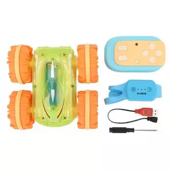 2.4G RC жесты распознавание трюк машина 180 градусов переворот водонепроницаемый дальний световой эффект пульт дистанционного управления C