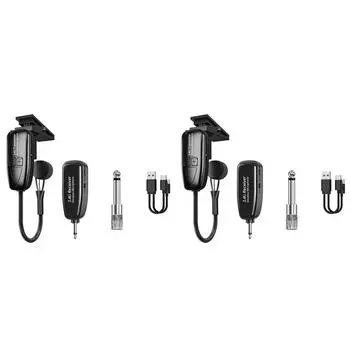 2,4G саксофон микрофон беспроводной приемник-передатчик для труб тромбон