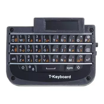 2.4G WIFI T-клавиатура H556 беспроводная клавиатура Bluetooth-совместимая 5.0 с ЖК-дисплеем 0.99 дюймов TFT экран 3.7 В 400 мАч 4 провода SPI