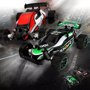2.4GHZ 2WD Радиоуправление с дистанционным управлением для бездорожья RC RTR Racing Car Truck красный