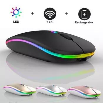 2.4GHz беспроводная мышь перезаряжаемая Bluetooth мышь портативная мышь 1600DPI игровая мышь для планшета телефона ПК ноутбука