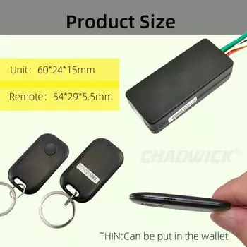 2.4GHz RFID Иммобилайзер Беспроводная Блокировка Двигателя Автомобильная Сигнализация Противоугонная Интеллектуальная Схема Отключения Автоматического Устройства Разблокировки CHINA