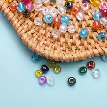 2-4mm 150-1000PC Loose Glass Spacer Bead Pendant for Jewelry Making DIY Accessories Colorful Beads 2mm