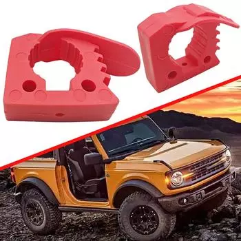 2/4 шт. резиновый хомут диаметром 1,18-1,57 для крепления лопаты на автомобиль, зажим для руля, внедорожный квадроцикл, UTV, аксессуары для грузовиков, прицепов, автофургонов, лодок