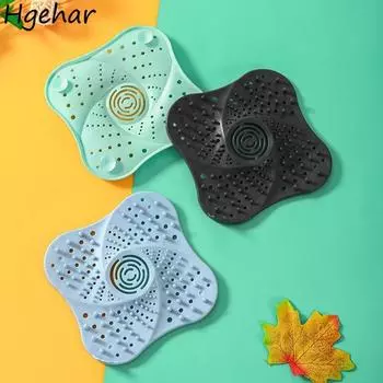 2/4 шт. силиконовый фильтр для кухонной раковины, сливной фильтр, антиблокирующий пищевой шлак, улавливатели волос для ванной комнаты, сетчатый фильтр для ванны 2pcs белый