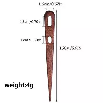 2/4x большие швейные иглы с ушком DIY деревянные ткацкие станки инструменты гобелен штопка две большие спицы для пряжи рукоделие ремесла