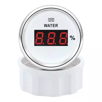 2 52 мм автомобильный цифровой датчик A5 поплавковый датчик топлива 0~190 Ом с индикатором уровня воды в баке счетчик красной подсветкой для яхты морской лодки