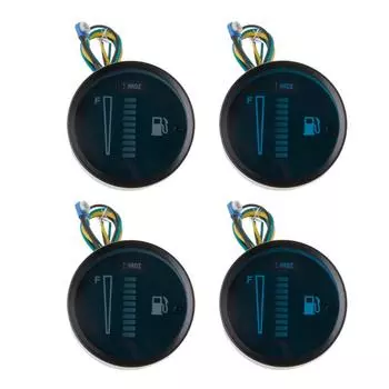 2 52 мм универсальный автомобильный мотоцикл измеритель уровня топлива датчик 8 светодиодных индикаторов 12 В зелёный