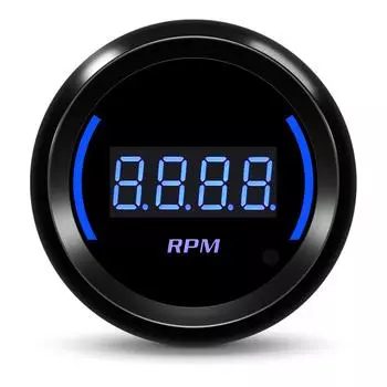 2 52 мм Универсальный датчик дыма Цифровой KPA Вакуум / Турбонаддув / Внешняя температура / Давление масла / Вольтметр / Температура воды и масла для автомобиля 12 В