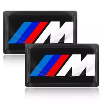2/5/10 шт. Наклейки с 3D эмблемой логотипа автомобиля на руль из углеродного волокна для BMW M X5 X6 E90 E92 E93 F20 F21 F30 F31 F32 E60 E46 POWER