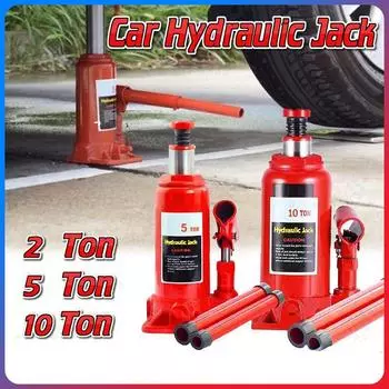 2/5/10 тонн сварной гидравлический автомобильный бутылочный домкрат гидравлический бутылочный домкрат подставка для автомобильного подъемника для авторемонта