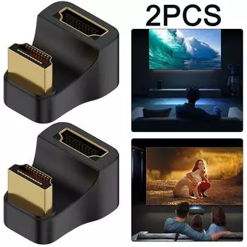 2/5/10PCS UHD2.1 Compatible Male to Female Portable Converter for 8K 60Hz 4K 120Hz 48Gbps Simultaneous/Extended Dual Mode