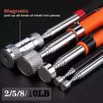 2/5/8/10 фунтов металлический захват портативный металлический присоска выдвижной магнитный захват авторемонтный инструмент с легким магнитным стержнем 1PC