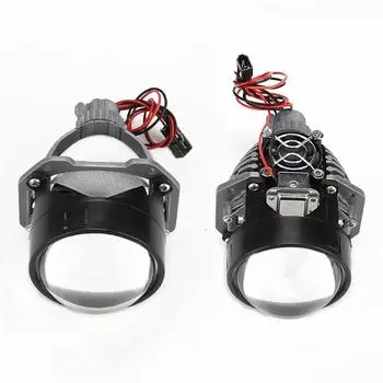 2,5-дюймовая Bi LED проекторная линза светодиодная лампа для H4 H7 9005 9006 автомобильных ламп для фар дальний/ближний свет только для LHD