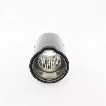 2,5-дюймовая матовая насадка на выхлоп из настоящего углеродного волокна для выхлопной трубы M2 F87 M3 F80 M4 F82 F83 M5 F10 M6 F12 F13 X5M X6M