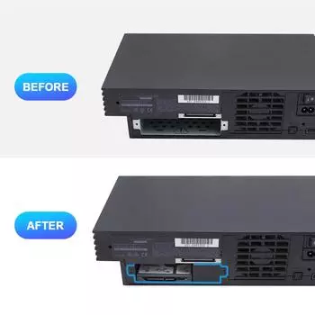 2,5-дюймовый адаптер для жесткого диска, 3D-печать, поддержка SSD, держатель, игровая консоль, простые в использовании игровые аксессуары для PS2 SCPH 30000/50000 серый