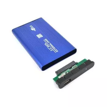 2,5-дюймовый HDD SSD Case USB 2.0 на SATA внешний мобильный жесткий диск Box поддержка 3 ТБ алюминиевый сплав HDD корпус жесткий диск Case красный
