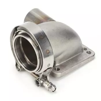 2,5-дюймовый V-образный адаптер T3/T4 Turbo Elbow, фланец, литая труба, 90°, фланцевый адаптер, труба, турбо-адаптер, V-образный адаптер, V-образный адаптер