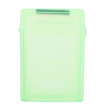 2,5-дюймовый жесткий диск SSD защитный чехол пластиковый ударопрочный жесткий диск коробка(зеленый)