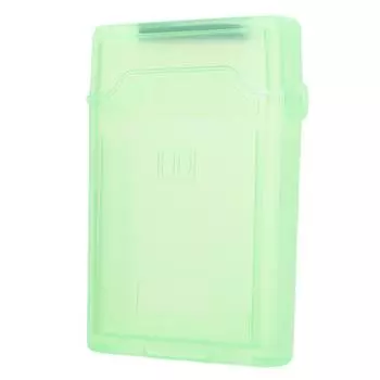2,5-дюймовый жесткий диск SSD защитный чехол пластиковый ударопрочный жесткий диск коробка(зеленый)