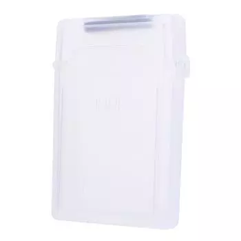2,5-дюймовый жесткий диск SSD защитный чехол пластиковый ударопрочный жесткий диск коробка (белый)