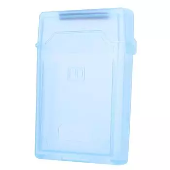 2,5-дюймовый жесткий диск SSD защитный чехол пластиковый ударопрочный жесткий диск коробка(синий) КДЕ