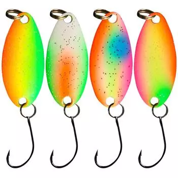 2,5 г красочная УФ и светящаяся блесна с двойной окраской, вращающаяся приманка, рыболовный аксессуар для пресной и соленой воды 2.5g