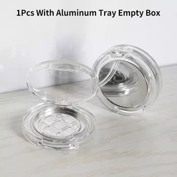 2,5 г пустая палитра теней для век с одним слотом, коробка для румян, портативный косметический чехол для макияжа, контейнер с зеркалом для крема Bb Foundation one size