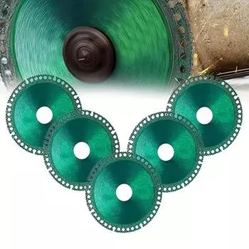 2/5 комплектов алмазных отрезных кругов Точные разрезы на керамике Совместимость со всеми материалами Угловая шлифовальная машина Металлорежущие диски Инструменты