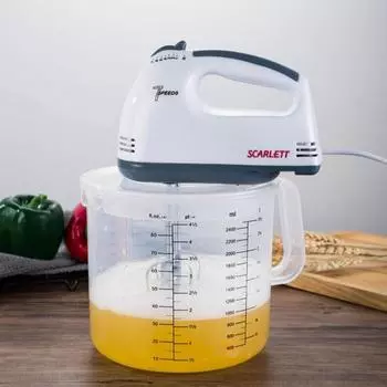 2,5 л большая емкость градуированный мерный стакан прозрачная шкала мерный стакан для выпечки с крышкой брызгозащищенный бытовой стакан светло-серый