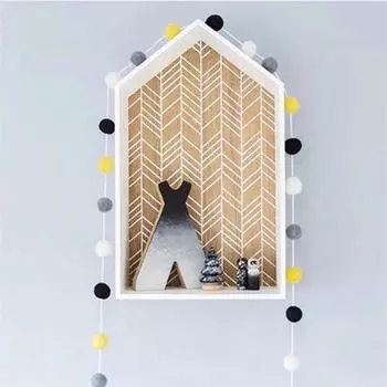 2,5 м DIY макаронный цветной шар для волос в скандинавском стиле, Декор для детской комнаты, постельные принадлежности, бамперы, детские флаги для вечеринок, детские игрушки