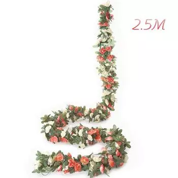 2,5 м искусственные цветы 45 тростей роз планировка банкетного зала окклюзия декоративные искусственные цветы из ротанга