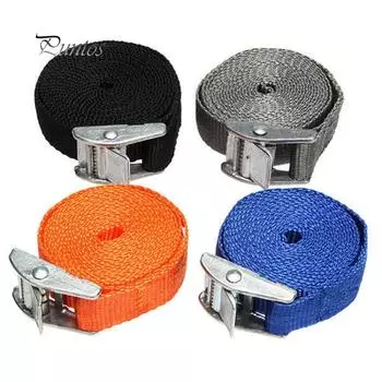 2,5 м сверхпрочная металлическая сумка для багажа с кулачковой пряжкой, нейлоновый ремень с завязками