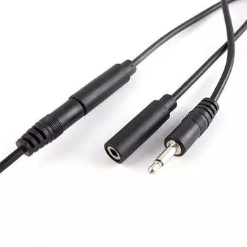 2,5 мм 3,5 мм моно разъем кабеля штекер 2-контактный удлинитель провод DIY аудио кабель