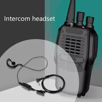 2,5 мм наушники-вкладыши для рации с микрофоном, сменная деталь для HYT TC310/TC320/TC1688 чёрный