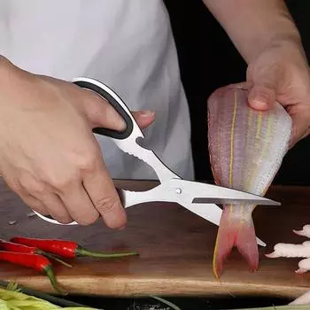 2,5 мм полностью стальная швейная машина с ручными ножницами для одежды, кухонные ножницы, многофункциональные гражданские