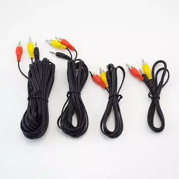 2,5 мм штекерный разъем для двойного 2 RCA разъема кабеля ПК AV портативный игровой плеер 2 RCA аудио-видео аудио-разветвитель провод 1M