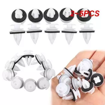 2~5 шт. 50x уплотнителей для дверной обшивки, зажимы, фиксаторы нажимного типа для серий 3, 5, 7, 87+, E36, E34, E46, E39, белый нейлоновый фиксатор